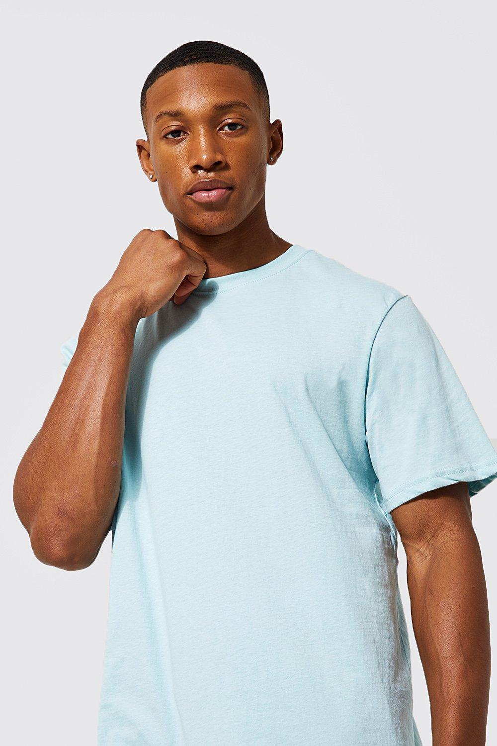 Longline shirt heren sale